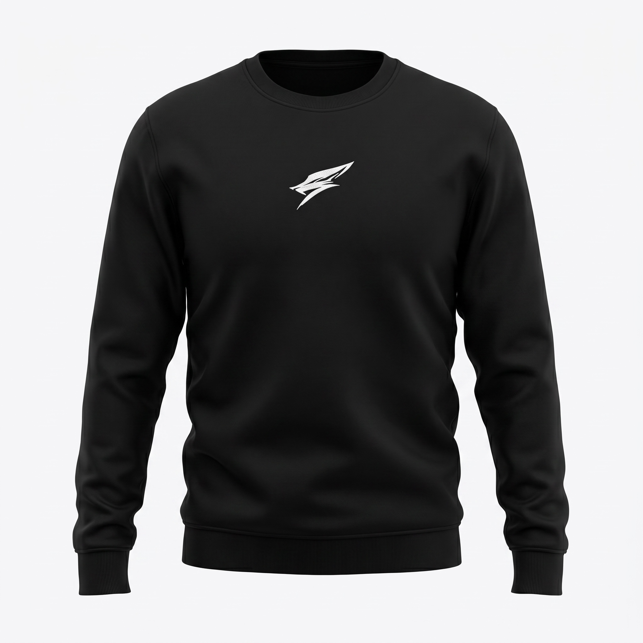 BLACK CREW SWEATSHIRT