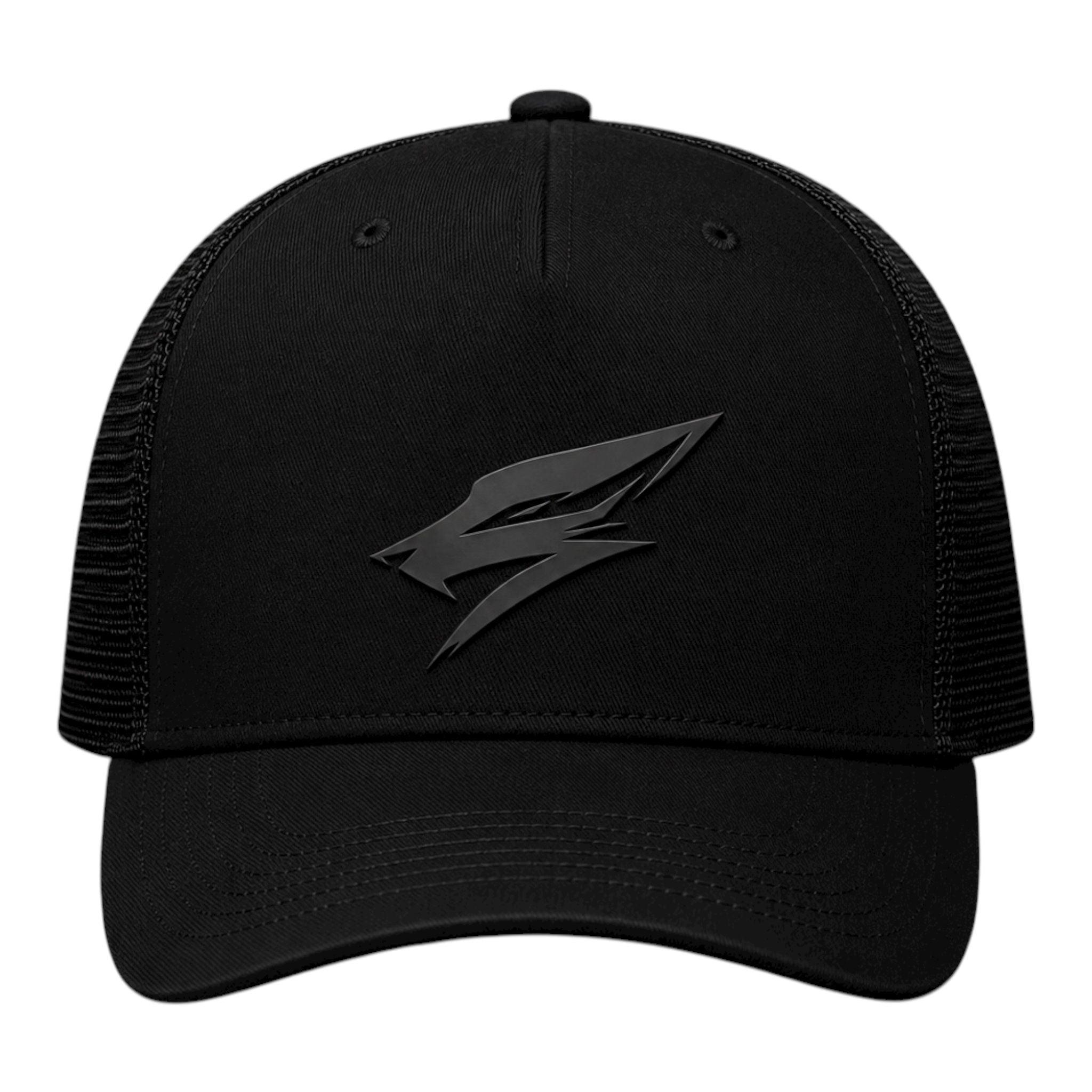 BLACK TRUCKER CAP